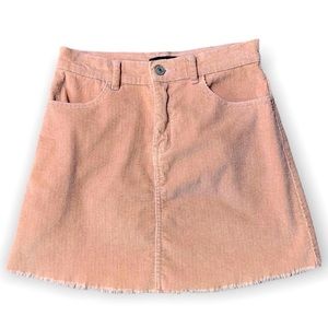 Brandy Melville Pink Denim Skirt.